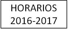 HORARIOS 2016-2017 Derecho UC